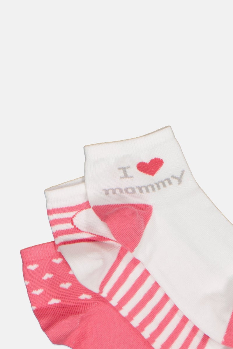 Material Girl Kids Girl 5 Pairs Stripe Quarter Socks, Multicolor - Image 3