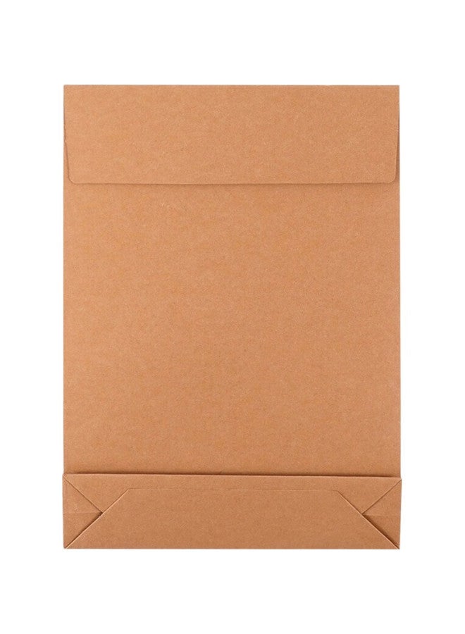 Tango A4 Bid Document Envelope Kraft Paper File Folder, 3Cm Side Width, 250G Thick, 20-Pack, Corporate Project Proposal Sealed Bag, Engineering Tender Document Specialized Envelope - Image 1
