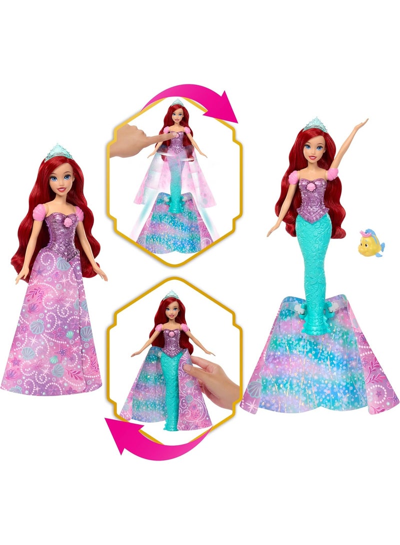 Disney Princess Ariel Human to Mermaid Transforming Fashion Doll JLK19 - Image 5