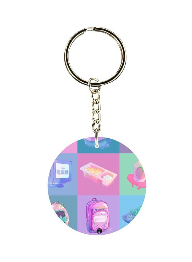 Printed Dual Sided Keychain