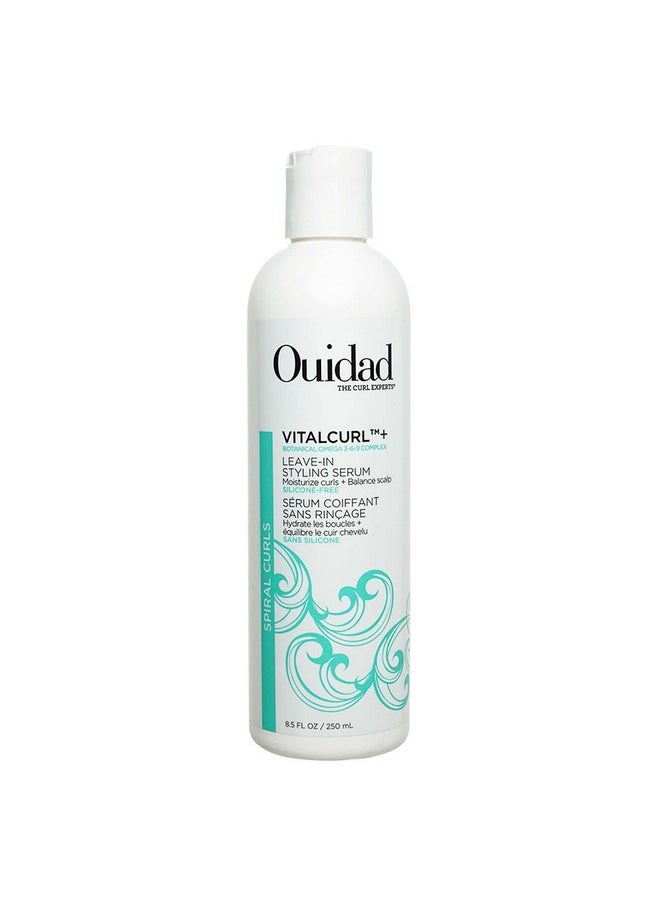 Ouidad Ouidad VitalCurl + Leave In Styling Hair Serum - 8.5 oz, Lightweight Hydrating Serum for Curly Hair & Scalp, Multi-Use Air-Dry Styler or Treatment, Restores Strands, Adds Shine, All Curl Types 