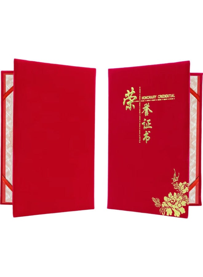 LISON [Lowest Price Online] Lison 10-Pack 12K Honor Certificate Covers With 11 Inner Pages, A4 Velvet Gold-Stamped Award Certificates For Ceremonies And Recognition Events - Image 3