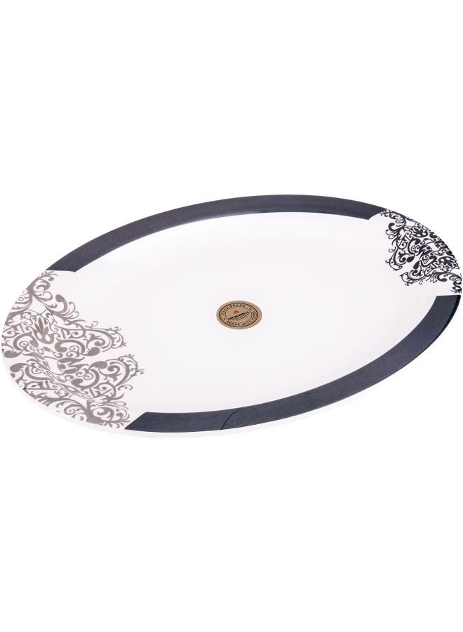 AKDC Dinewell M/Mine Oval Platter L(25cm) xW(34cm) xH(3cm) White - Image 1