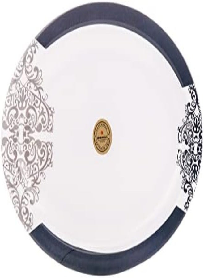 AKDC Dinewell M/Mine Oval Platter L(25cm) xW(34cm) xH(3cm) White - Image 4