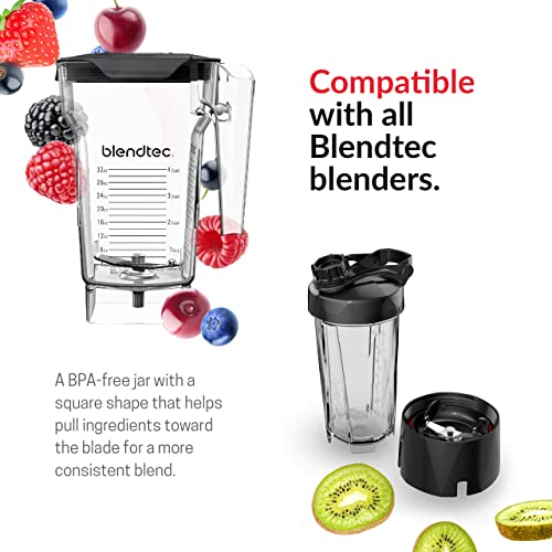 Blendtec 75 oz FourSide Jar and 34 oz GO Travel Bottle Bundle - Blender Jars and Personal Blender Attachment Compatible with Blendtec Blenders - Image 3