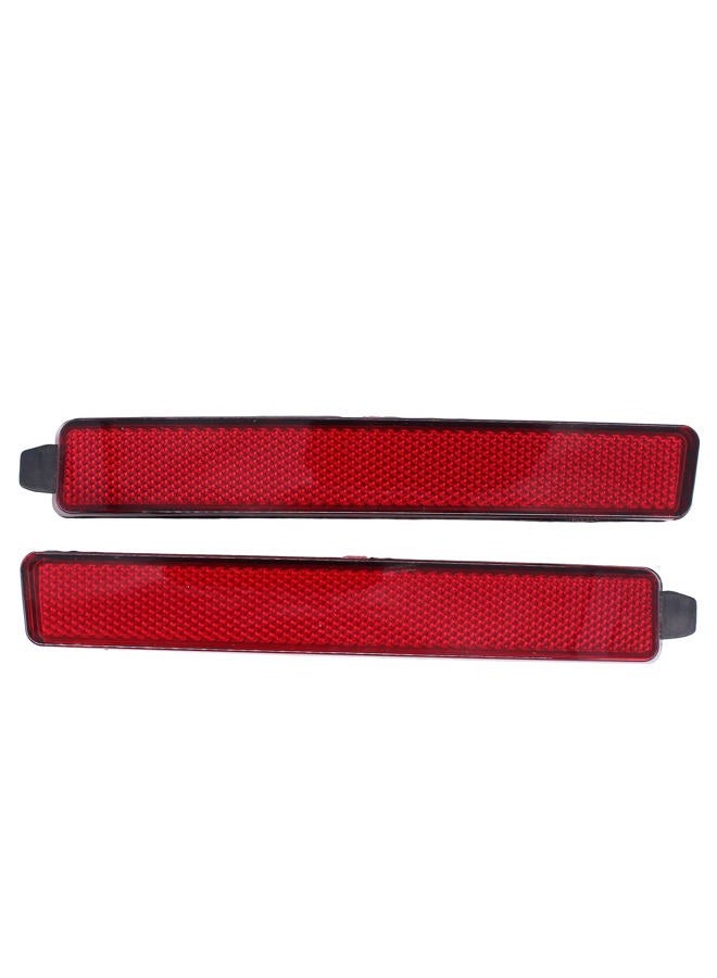 MOTOKU Rear Driver and Passenger Side Bumper Reflector Cover for Traverse Acadia SRX Outlook - Image 1