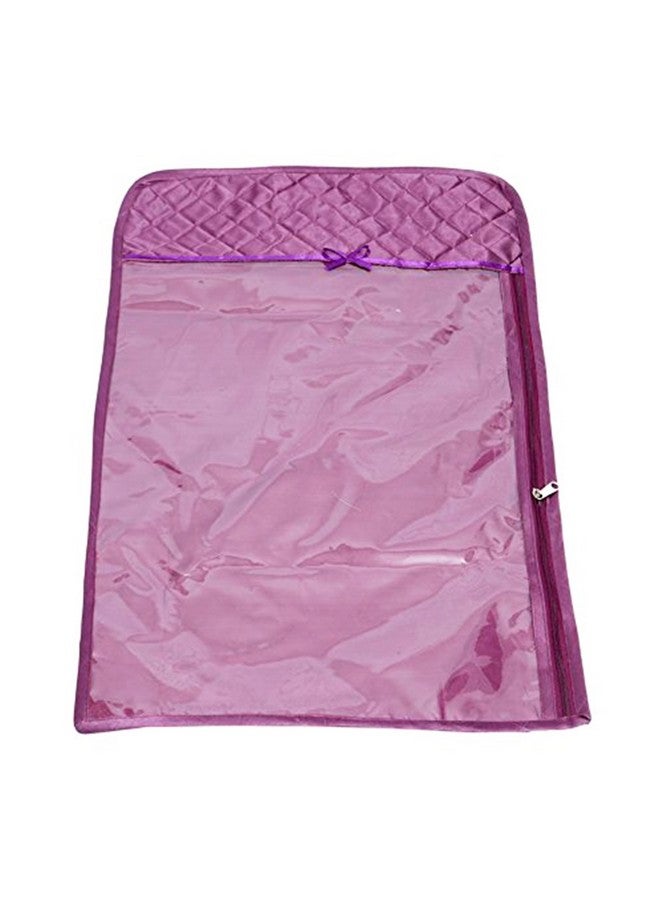 atorakushon غطاء ساري ساتين معلق atorakushon® لتنظيم خزانة الملابس لحفلات الزفاف عبوة من 6 (بنفسجي) - Image 4