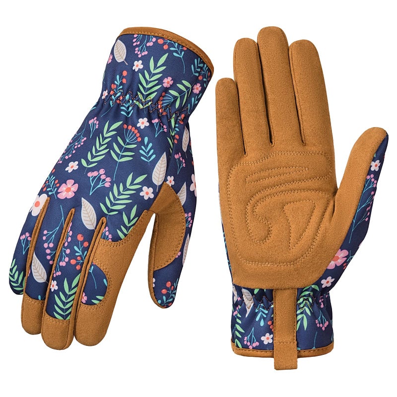 Pleneal Gardening Gloves for Women - Leather Garden Gloves Thorn Proof, Outdoor Protective Working Gloves - Image 1