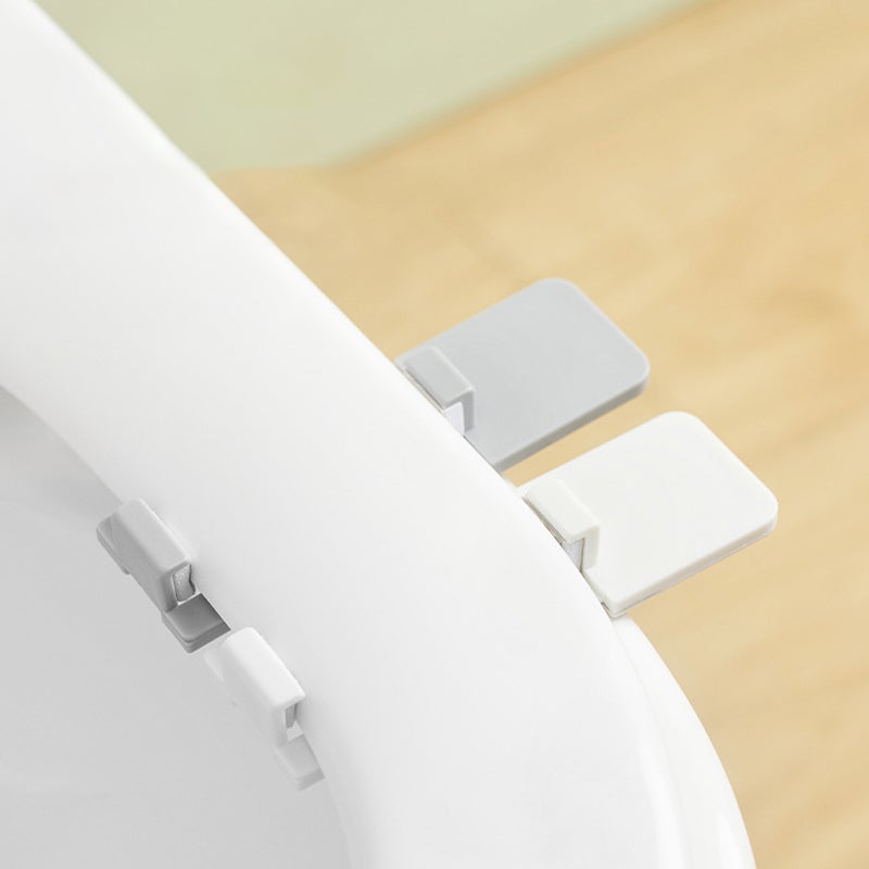 4 Pairs Toilet Seat Lifter Adhesive Toilet Lid Handle Bathroom Toilet Lifters - Image 2