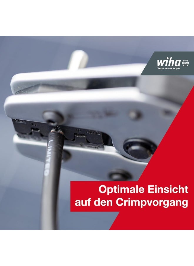 Wiha - Wiha Mc4 Crimping Tool I Photovoltaic Crimping Tool For Solar Connector Mc4 I 2.5/4/6 Mm虏 I Automatic Adjusted Press Pressure I Solar Pliers - Image 1