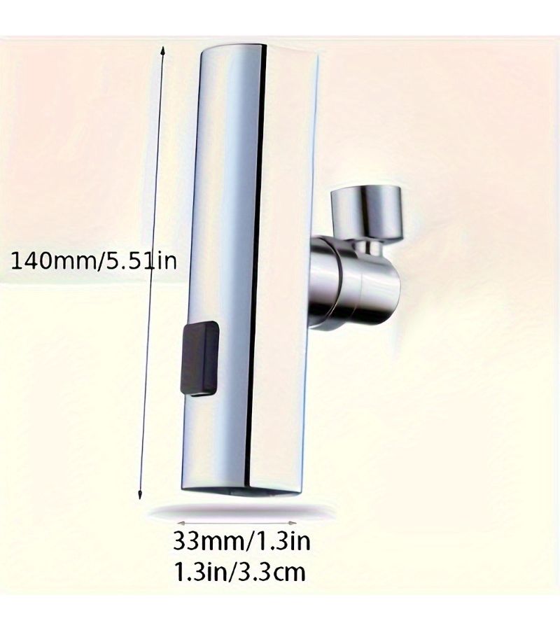 A Multifunctional RV Kitchen Faucet Nozzle Adapter 1 Set Dual Spray Mode Water Saving Nozzle Easy to Install Replacement for Bathroom Basin and Kitchen Sink - Image 3