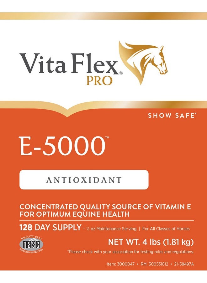 Vita Flex Pro E-5000 Premium Quality Horse Vitamin E, 4 lbs., 128-Day Supply - pzsku/ZD09D03CF467FD05D75EDZ/45/_/1737031665/3f2e0089-020f-46d5-bf4d-4a943771d167