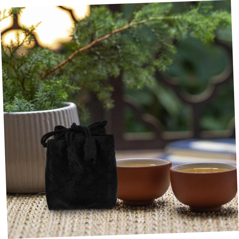 Tea Accessories Organizer Bag Thick Tea Cup Pouch for Travel Compact Teapot Storage Versatile Utensils Organizer Canisters and Kettles Enthusiasts - Image 5