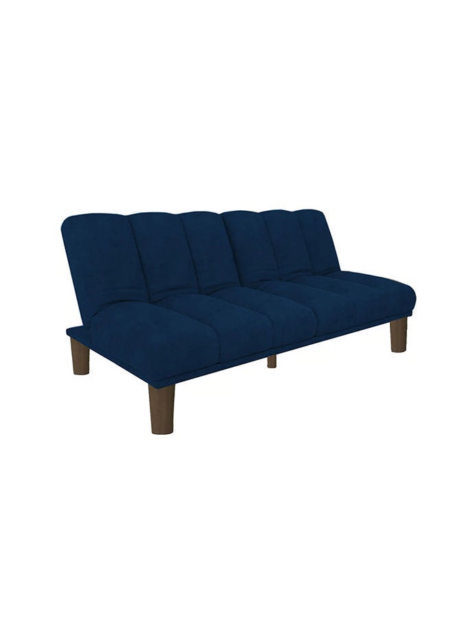 صوفة ديباج سوسو | 3 - مقاعد صوفا من المخمل 180x84x94 سم  - كحلي - Image 2