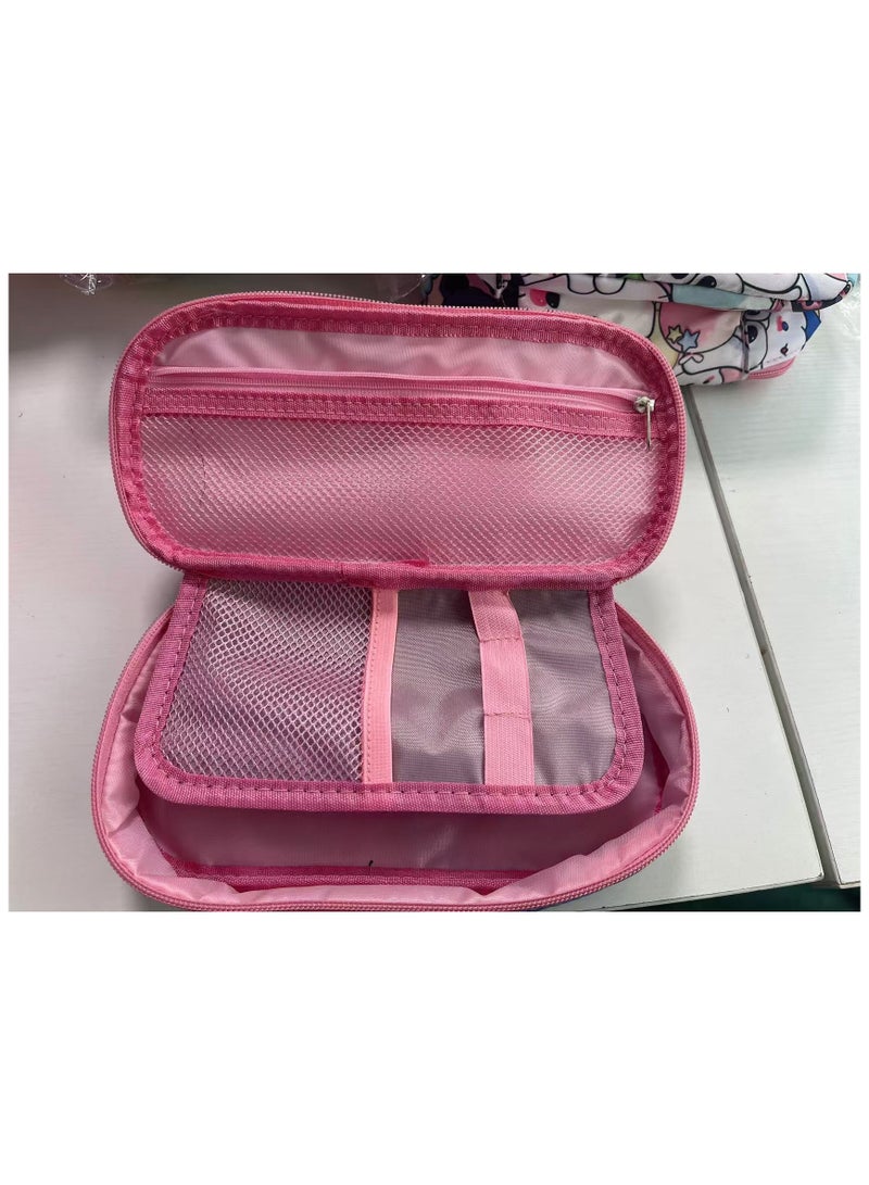 STITCH Stitch Cartoon Backpack Primary and Secondary School Students Backpack Children Backpack 30*40*17CM+Lunch Bag 21*26*11CM+Pen Bag - Image 4