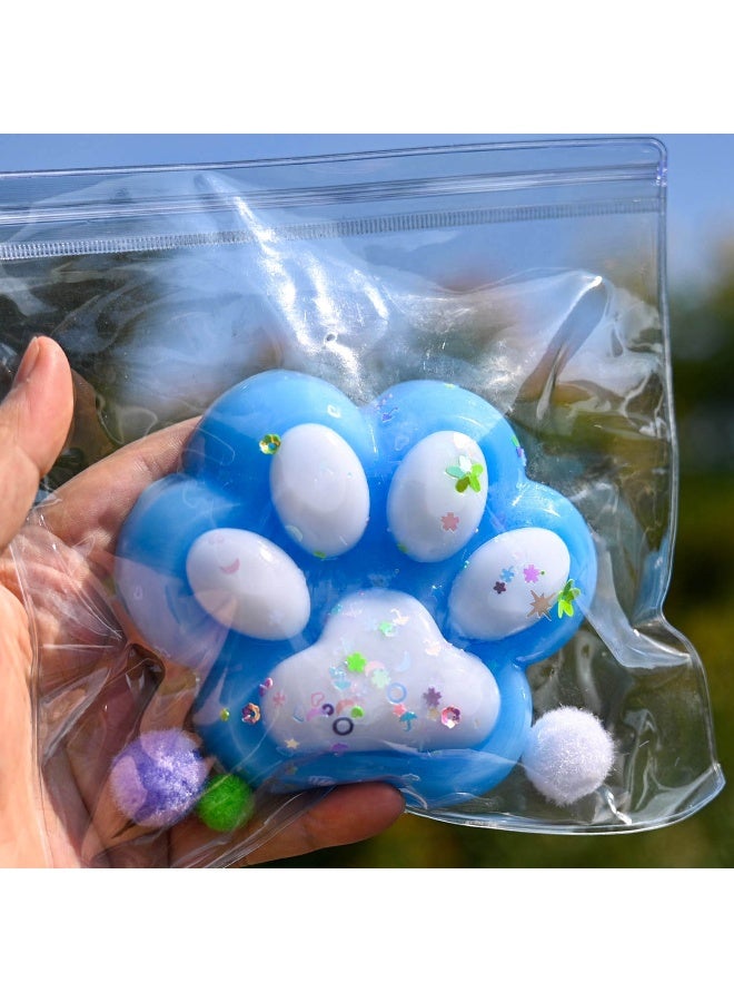 xozgdovg Ultra-Soft Cat Paw Stress Relief Toy 