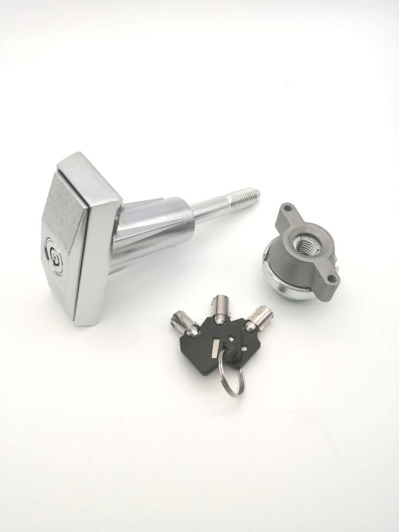 LORADAR Vending Machines Lock T Handle Vending Machine Lock Adjustable Locking Force, Impact Resistance, Quick Locking with 3pcs Keys - Image 3