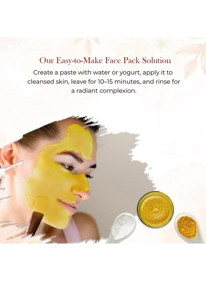 Mirintz 100% Natural Kasturi Manjal Powder | (100 gms) Pure Wild Turmeric Powder for Cosmetics & Skincare | Curcuma Aromatica Face Scrub Exfoliator | Amba Haldi for Soap, Face Mask, Face Powder Makeup - Image 4