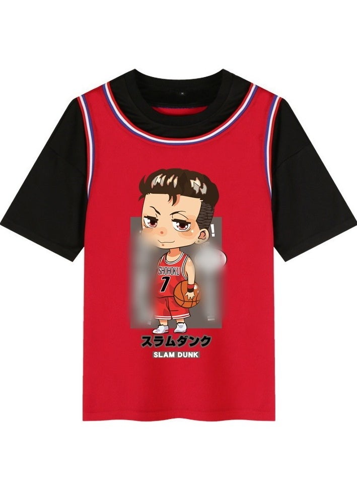 KUYING New Slam Dunk Casual Loose Short Sleeve  - Image 1