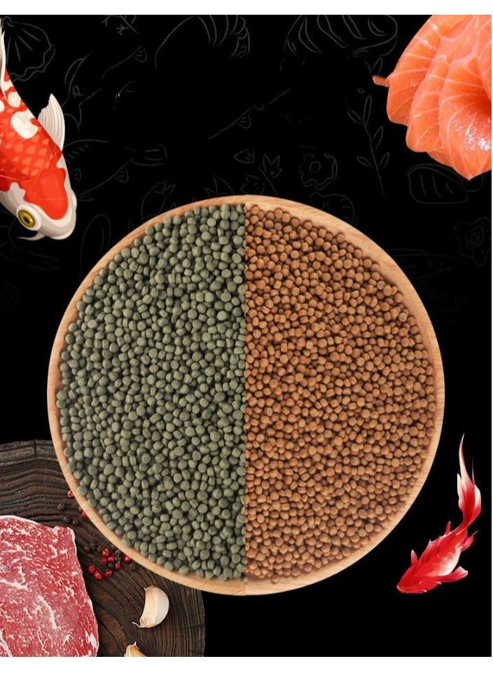 Sunsun Koi Fish Special Food (XL, 1600g), Plant and Animal Proteins + Spirulina Plant SL-208 (Spirulina Color Type)  - Image 3