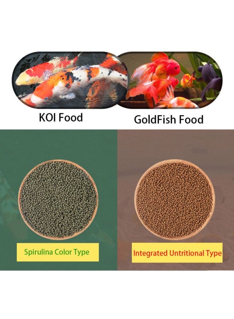 Sunsun Koi Fish Special Food (XL, 1600g), Plant and Animal Proteins + Spirulina Plant SL-208 (Spirulina Color Type)  - Image 4