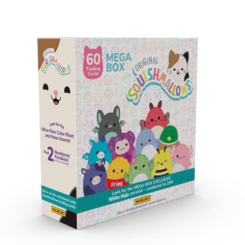 Panini Squishmallows Mega Box Official Trading Cards Includes Parallels Exclusive Inserts Retail Sealed Box - Image 1