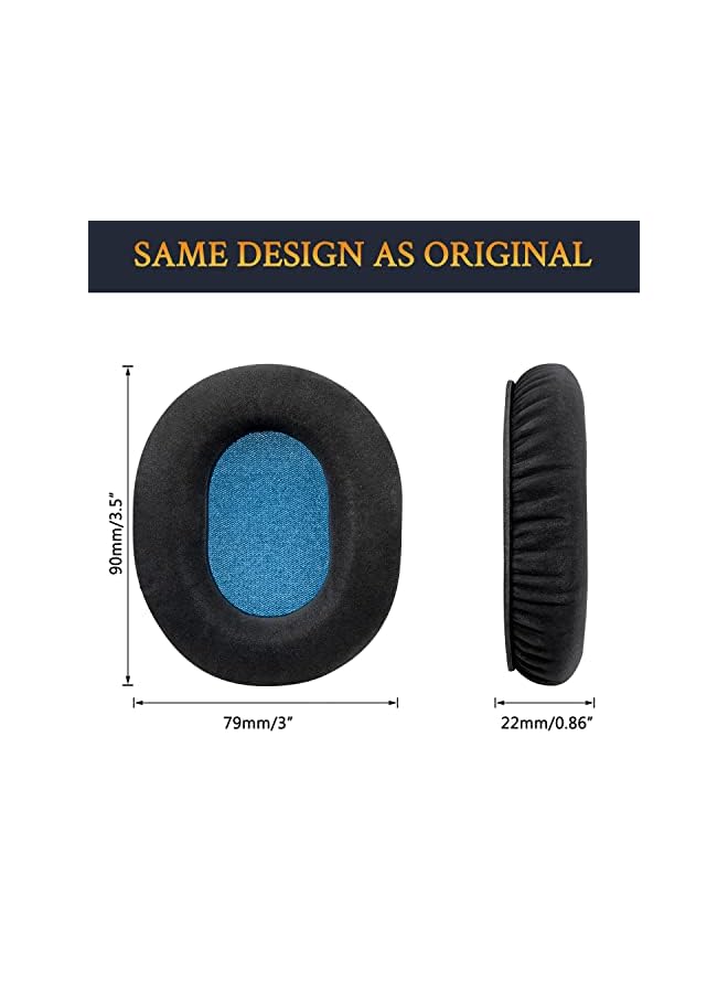 Nano Cloth Earpads Replacement For Hd6 Mix Hd7 Dj Hd8 Dj Headphones Ear Pads Cushions With High Density Noise Isolation Foam  - Image 3