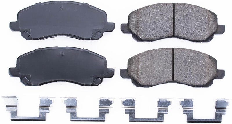 POWERSTOP Front Brake Pads For Chrysler 200 2011-14 |Sebring 2001-02 |Sebring 2004-05 |Sebring 2007-10 |Dodge Avenger 2008-14 - Ceramic Brake Pads With Installation Hardware, 17-866 - Image 2