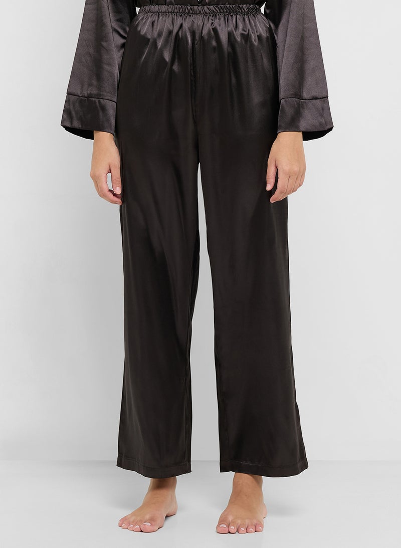 Ginger Satin Down Shirt & Pyjama Set  - Image 3