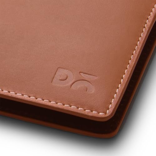 DailyObjects Stylish Tan Genuine Leather Men’s Bi-Fold Wallet with Multiple Card Holders|Cash Section|Durable Classic Design| Everyday Organizer for Securely Carrying Money| Cards| IDs| and Essentials - Image 5