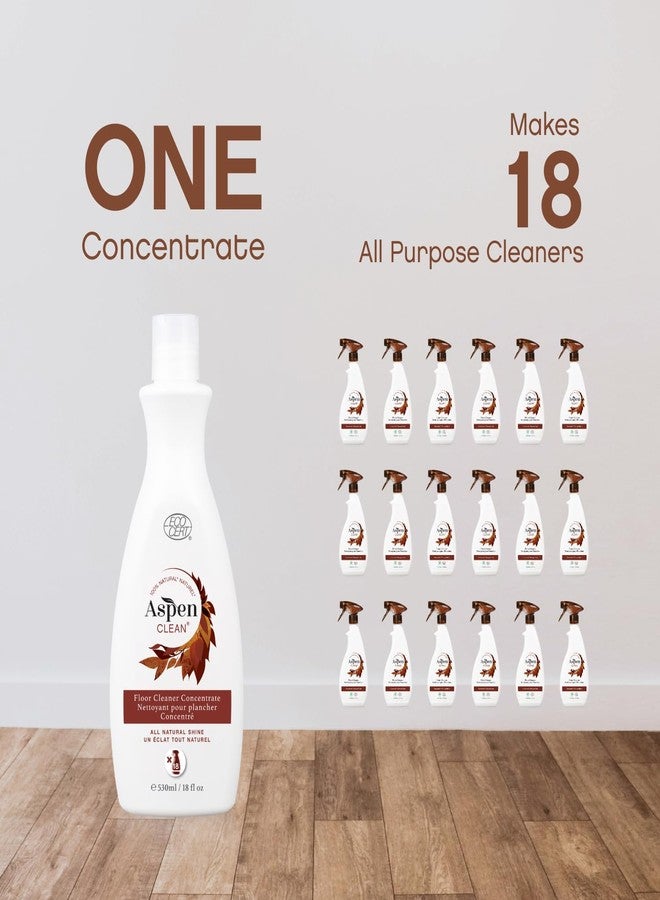 AspenClean Natural Floor Cleaner Concentrate | Makes 18 Bottles | EWG Verified | Safe for Tile, Wood & Laminate | 18 fl oz - Image 2