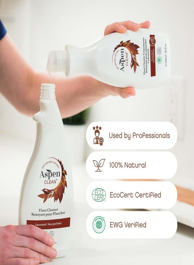 AspenClean Natural Floor Cleaner Concentrate | Makes 18 Bottles | EWG Verified | Safe for Tile, Wood & Laminate | 18 fl oz - Image 4