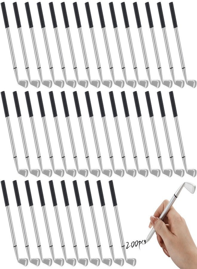 Lnrueg 200 Pcs Mini Golf Club Ballpoint Pens 1.0mm - Bulk Golf Pens for School, Office, Souvenirs, Golfing Club Props, Black Ink - Image 1