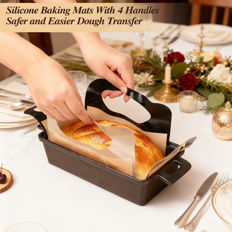 ROTTOGOON 2 in 1 Cast Iron Loaf Pan with Lid,Even Heat Distribution Bread Baking Pans for Sourdough, Homemade Bread,Cake and Meatloaf - Image 2