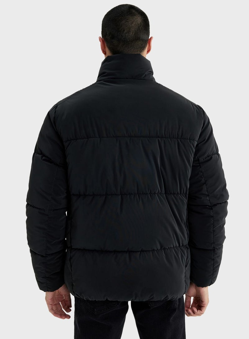 DeFacto Zip Through Puffer Jacket - Image 2