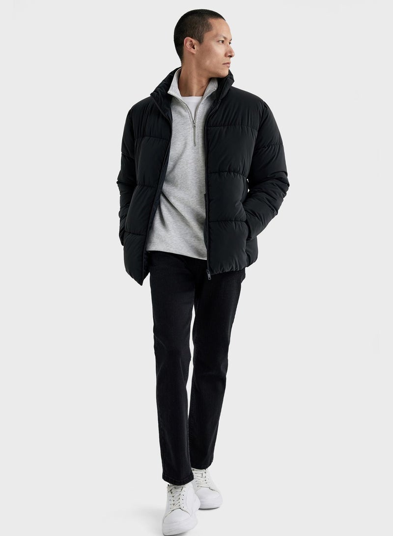 DeFacto Zip Through Puffer Jacket - Image 5