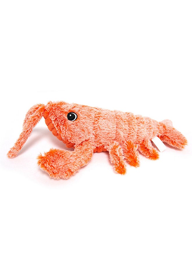 NIBEMINENT Interactive Lobster Toy With Catnip Usb Charging Touching Activated 3 Tail Swinging Mode Pink 21x14.5x7.5cm - Image 5