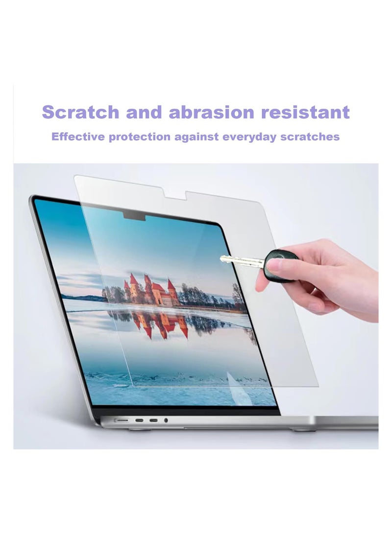 【2-Pack】 Screen Protector Compatible with MacBook Air 15-inch M3 2024/M2 2023, Full Coverage Protective Film Soft PET Scratch-Resistant HD Film - Image 3