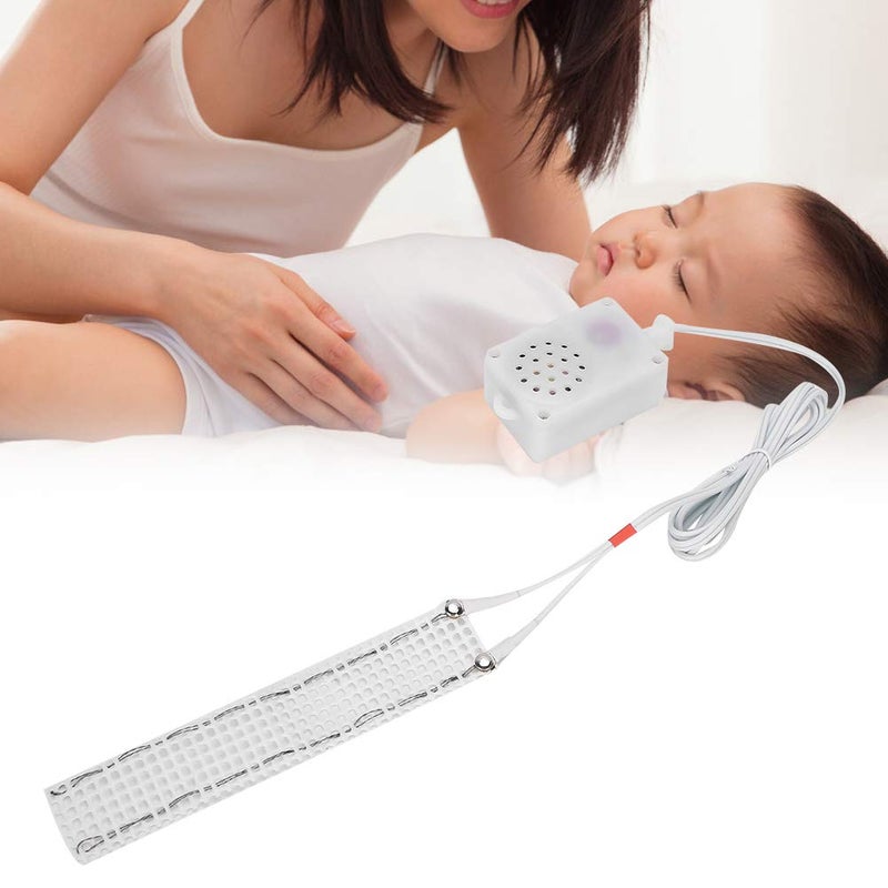 klarako Bedwetting Alarm Urine Sensor Urine Bedwetting Alarm Reusable Bedwetting Sensor Volume Adjustable Pull Resistant Wet Diaper Reminder Bedwetting Alarms - Image 1