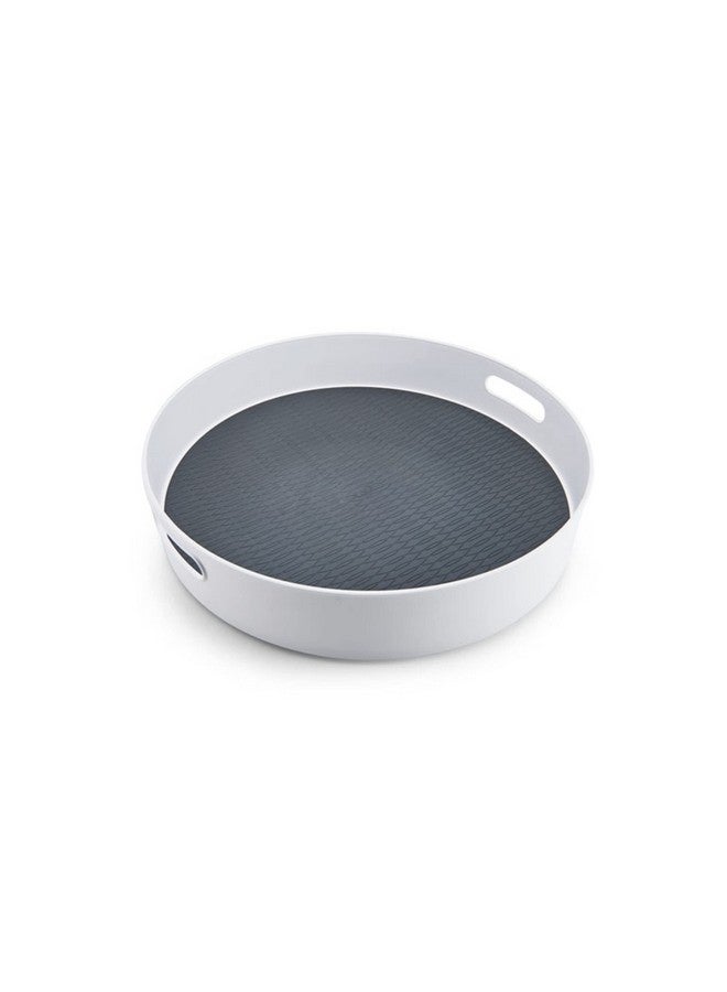 كوبكو منظم دواليب وخزانات المؤن من كوبكو، مقاس 18 بوصة، حل تخزين دوار، أبيض ورمادي - Image 2