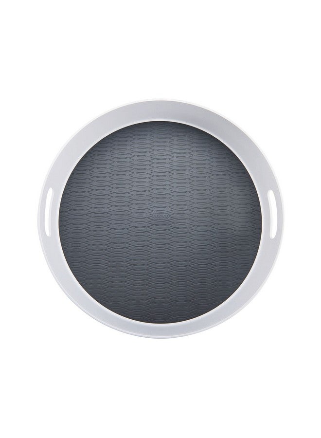 كوبكو منظم دواليب وخزانات المؤن من كوبكو، مقاس 18 بوصة، حل تخزين دوار، أبيض ورمادي - Image 3