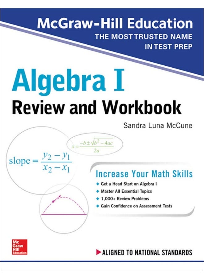 McGraw-Hill Education Algebra I Review and Workboo - Image 1