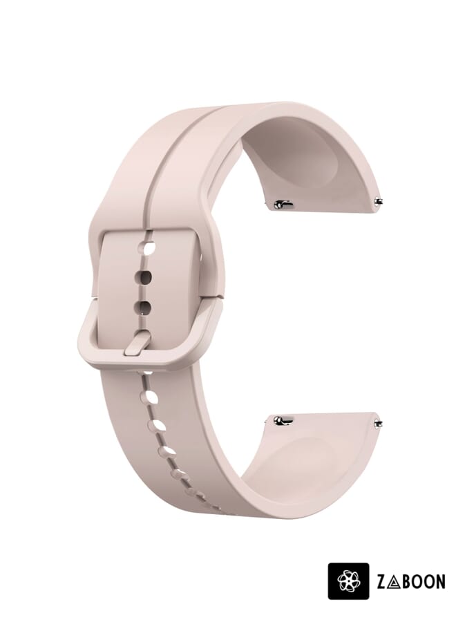 Zaboon Watch Band For Honor MagicWatch2 42mm 20mm Loop Silicone (Pink) - Image 2