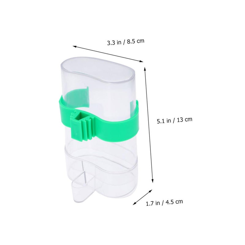 4pcs Plastic Parrot Feeder Waterer Food Holder Vegetable Clips Bird Cage Accessories - Image 3