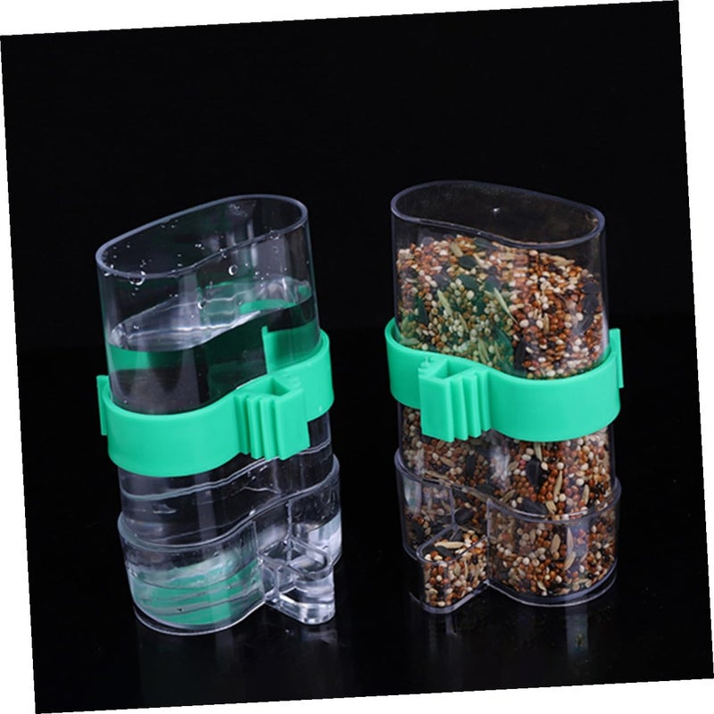 4pcs Plastic Parrot Feeder Waterer Food Holder Vegetable Clips Bird Cage Accessories - Image 5