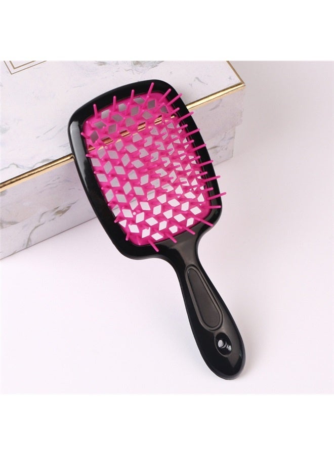 Anti Static Detangle Paddle Hairbrush Multicolor 20.5X3X8.5cm,Hair Comb (pink) - Image 2