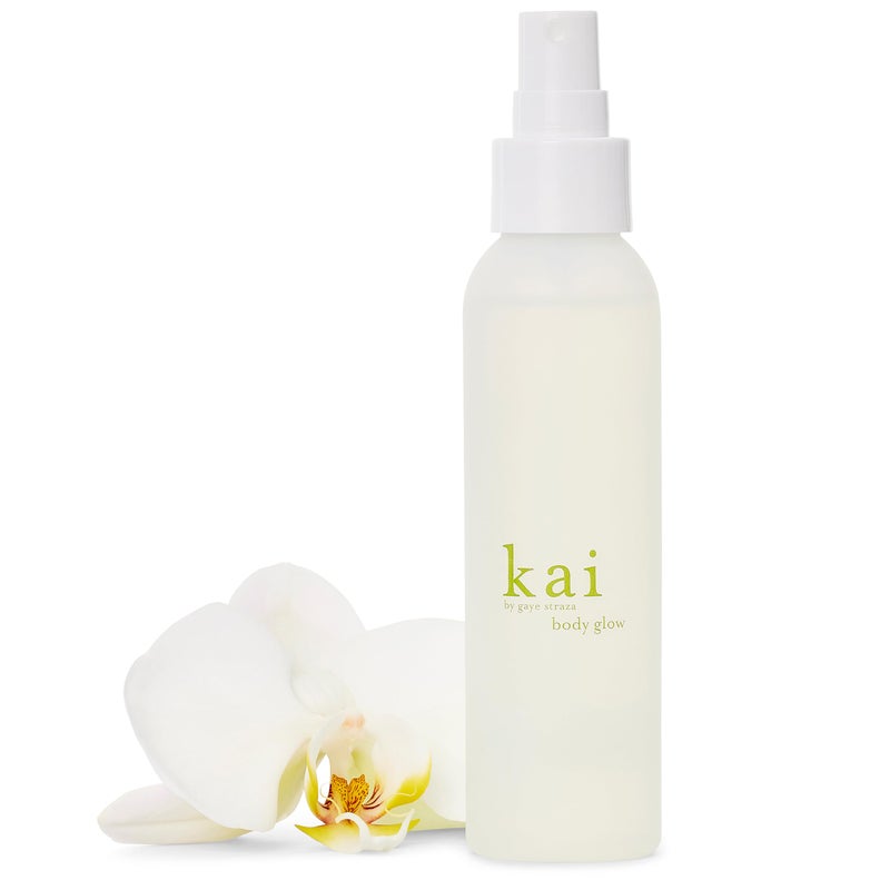 kai body glow, 4 Fl Oz, dry body oil with jojoba, chamomile, cucumber extracts, moisturizes and leaves a radiant glow with a fresh + clean fragrance, vegan, cruelty free, made in the usa - Image 1