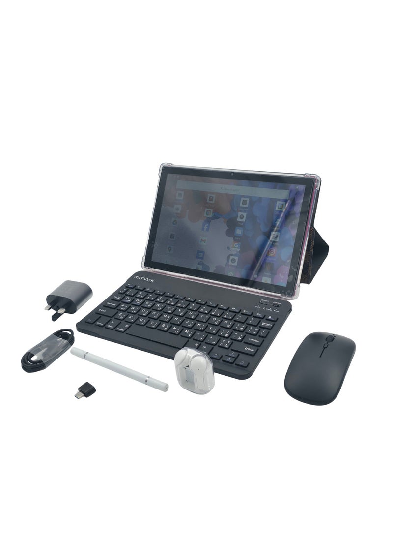 TAB15 Smart Tablets 10 inch Display FUHD 16GB RAM 1TB ROM | KEYBOARD MOUSE EARPOD