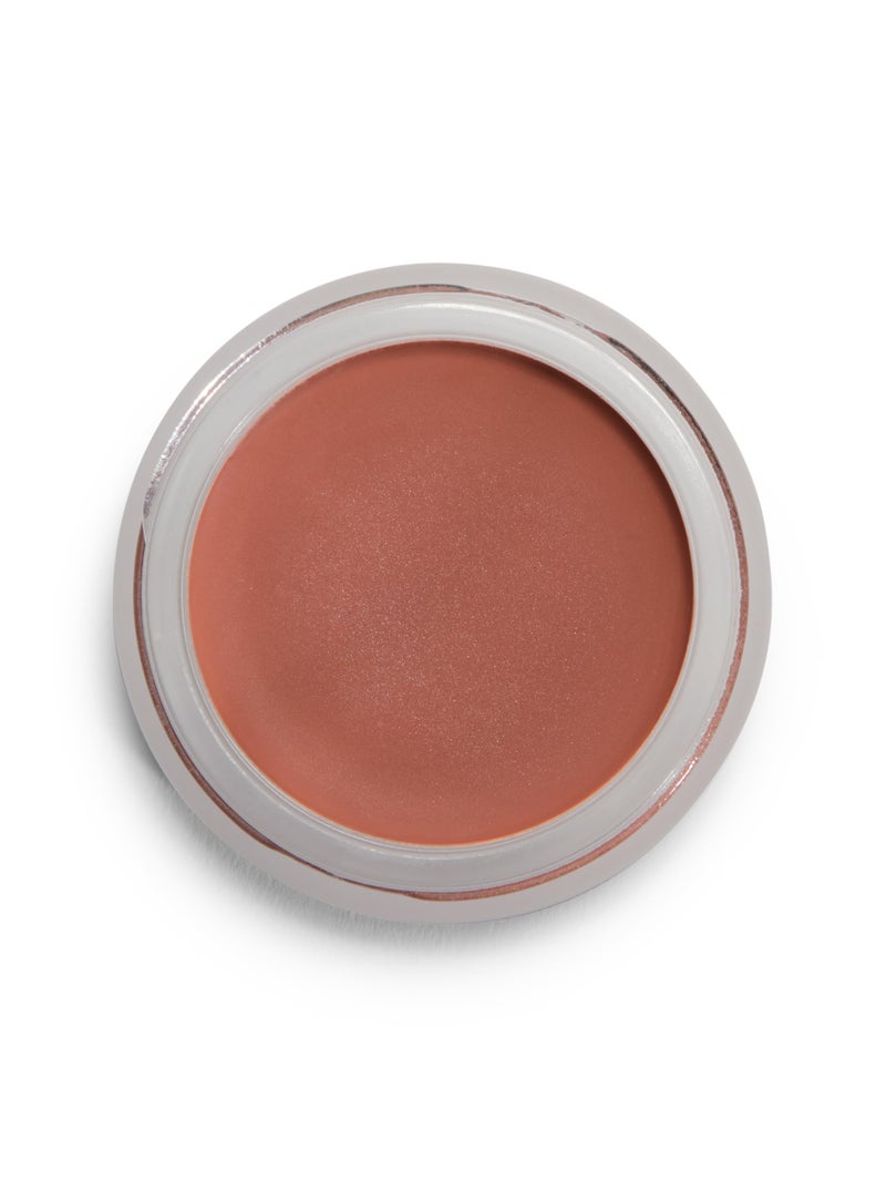 goop Beauty Cream Blush | Sheer Pop of Color for Lips & Cheeks | Vitamin C, Vitamin E & Safflower Oil | Natural Makeup for Glowing Skin | 0.5 oz | Whiskey - Warm Terracotta - Image 1