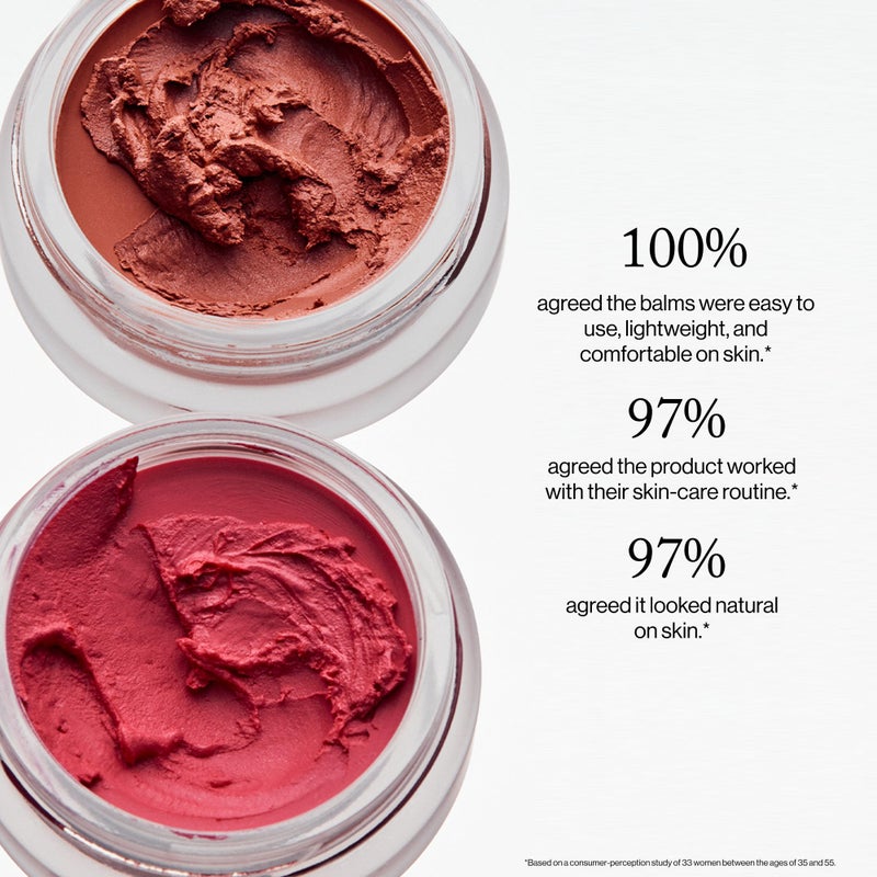 goop Beauty Cream Blush | Sheer Pop of Color for Lips & Cheeks | Vitamin C, Vitamin E & Safflower Oil | Natural Makeup for Glowing Skin | 0.5 oz | Whiskey - Warm Terracotta - Image 4
